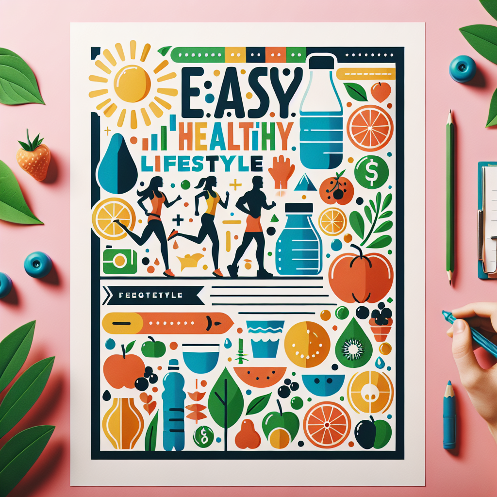 Poster Inspiratif untuk Gaya Hidup Sehat yang Mudah Digambar