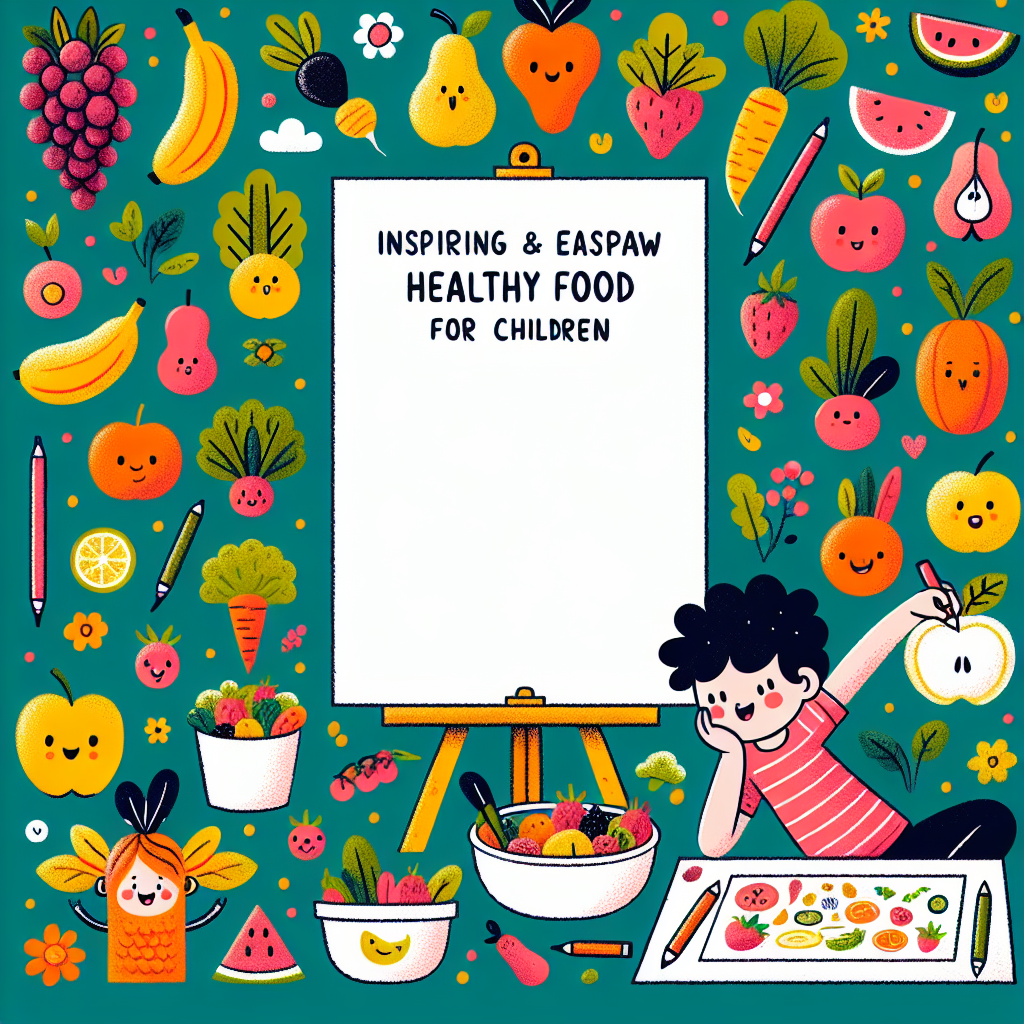 Inspirasi Poster Makanan Sehat yang Mudah Digambar untuk Anak-anak