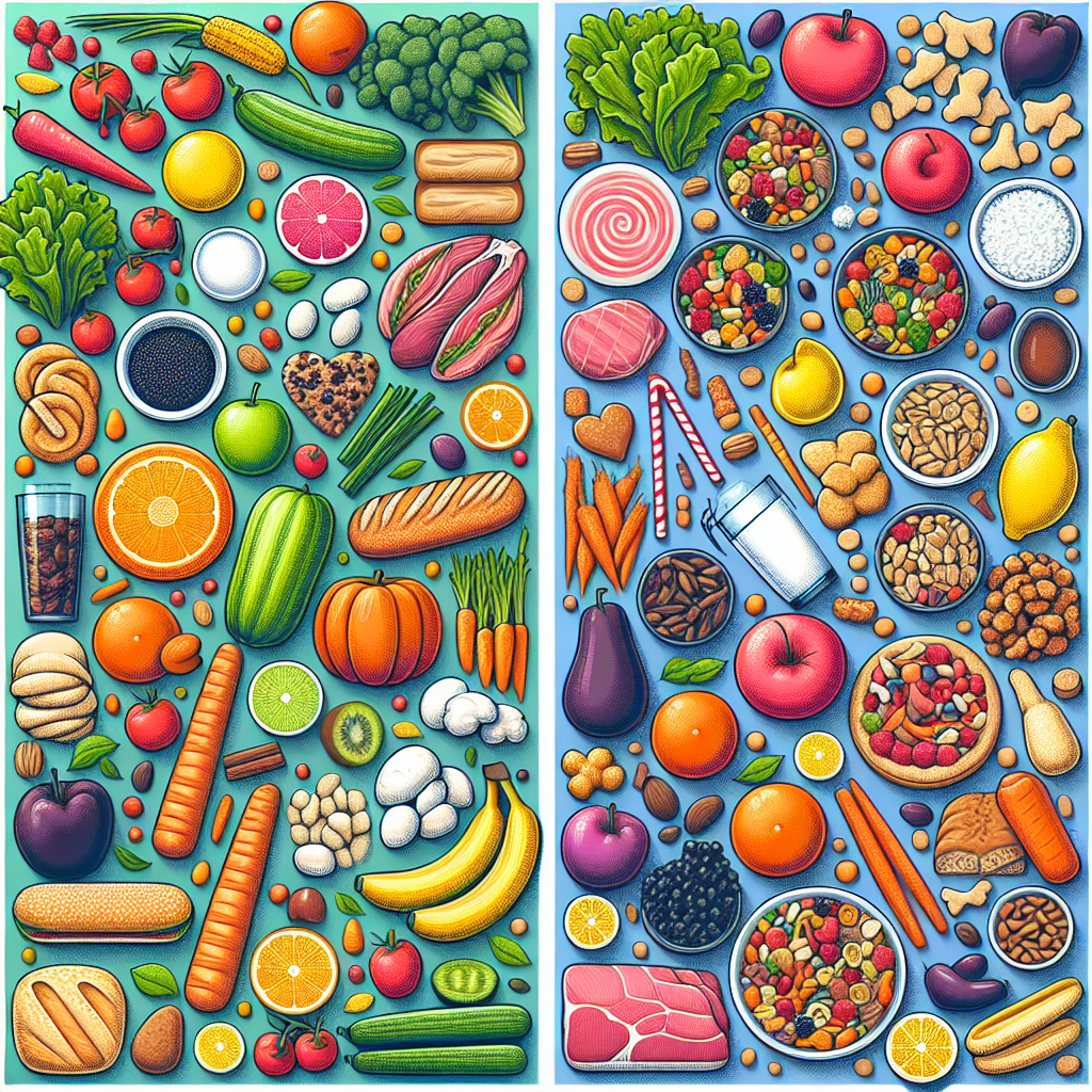 Gambar Makanan Sehat vs Tidak Sehat: Panduan Visual untuk Pilihan Nutrisi